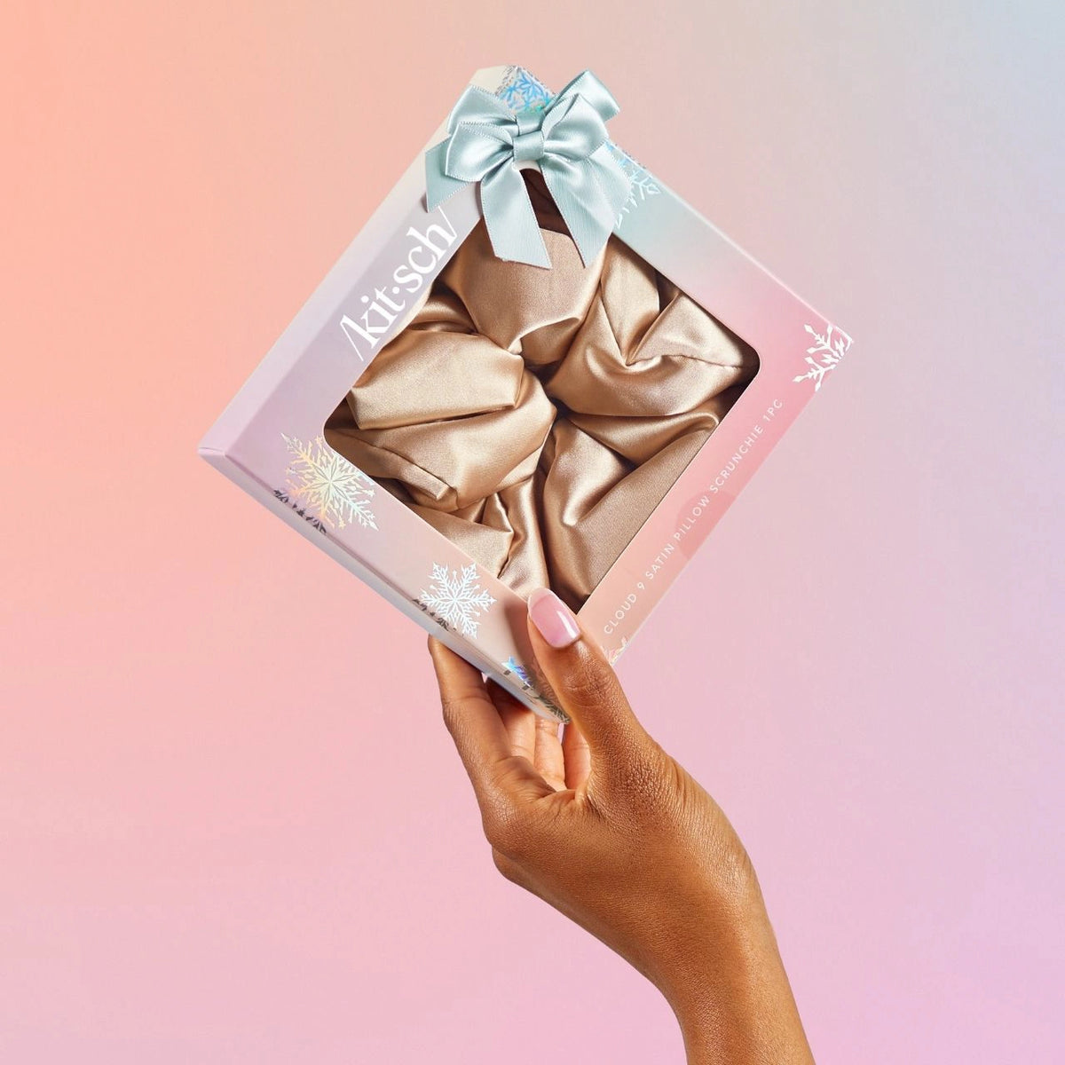 The Holiday Cloud 9 Satin Pillow Scrunchie