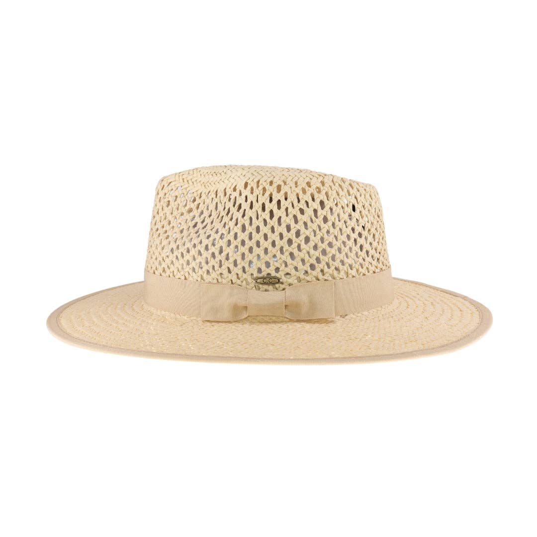 The Bella Bow Trim Panama Hat