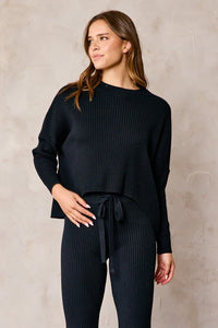 The Relaxed Ribbed Knit Sweater