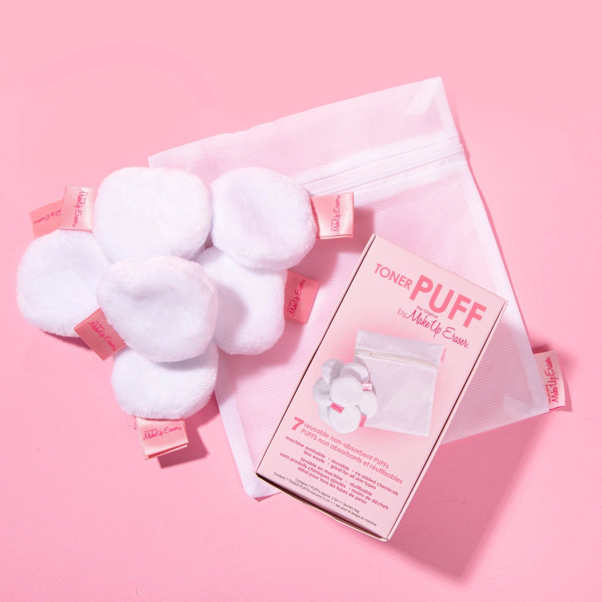 Toner Puff 7 Pack - Bye Bye Cotton Rounds Forever