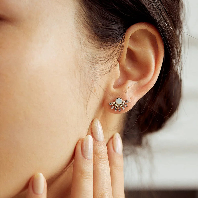 The Nico Fan Stud Earrings