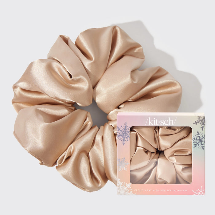 The Holiday Cloud 9 Satin Pillow Scrunchie