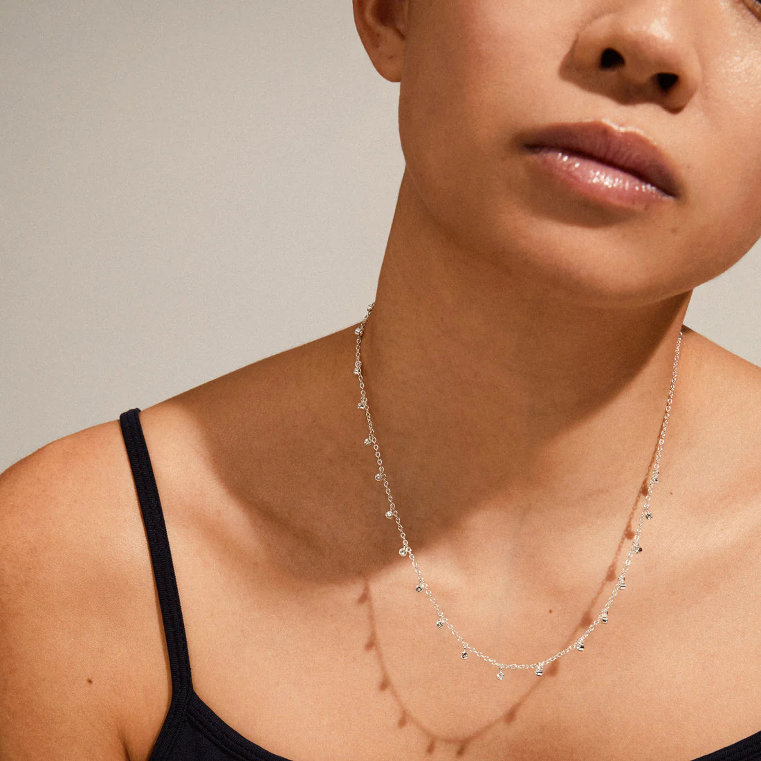 The Maja Crystal Drop Necklace