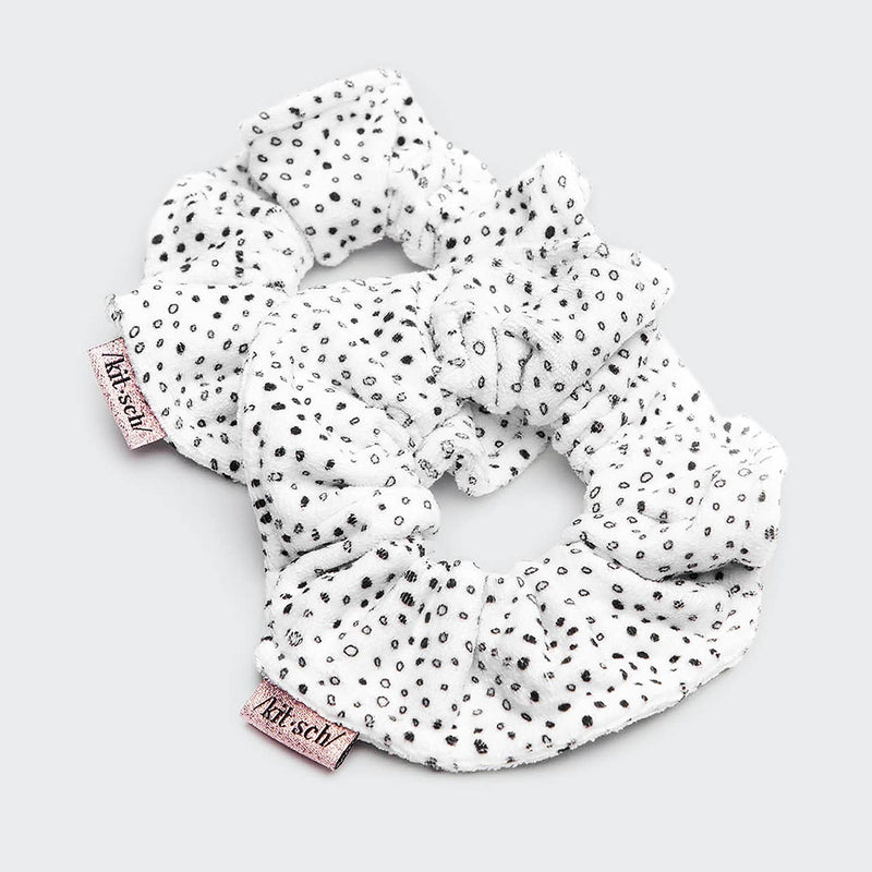 The Towel Scrunchie 2 Pack - Micro Dot