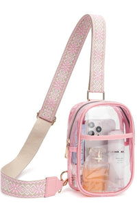 The Clear Sling Bag With Guitar Strap Crossbody