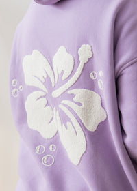 Sunkissed Coconut Hibiscus Flower Hoodie