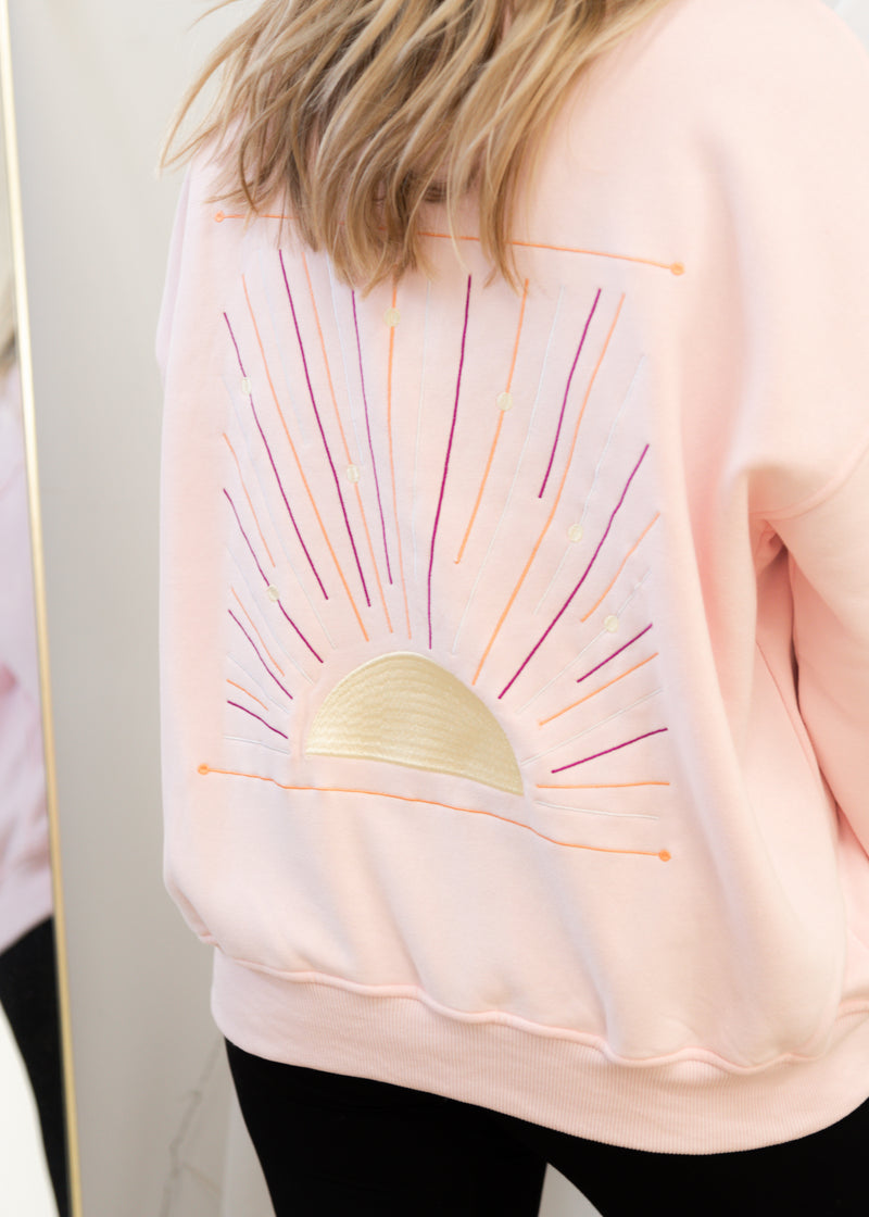 Sunkissed Coconut Sunset Rays Crewneck