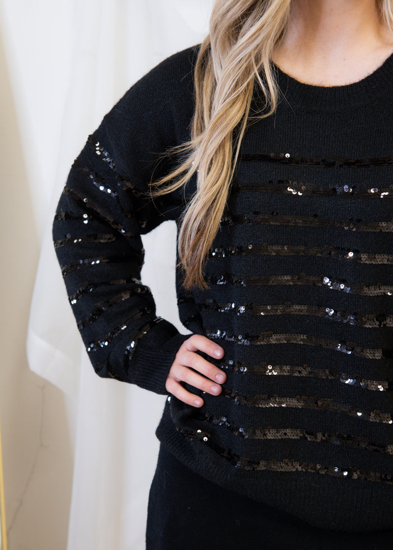 The Sutton Sequin Sweater