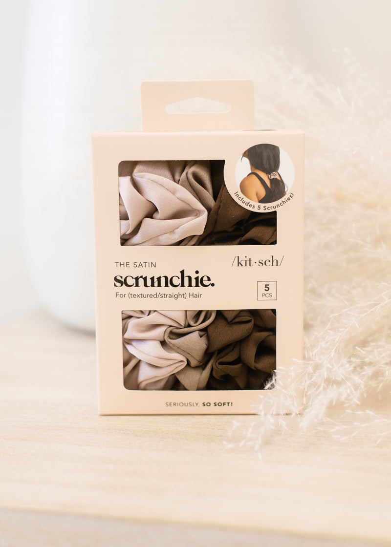 Satin Sleep Scrunchies 5pc