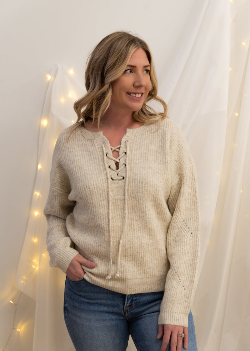 The Tanya Tie Sweater