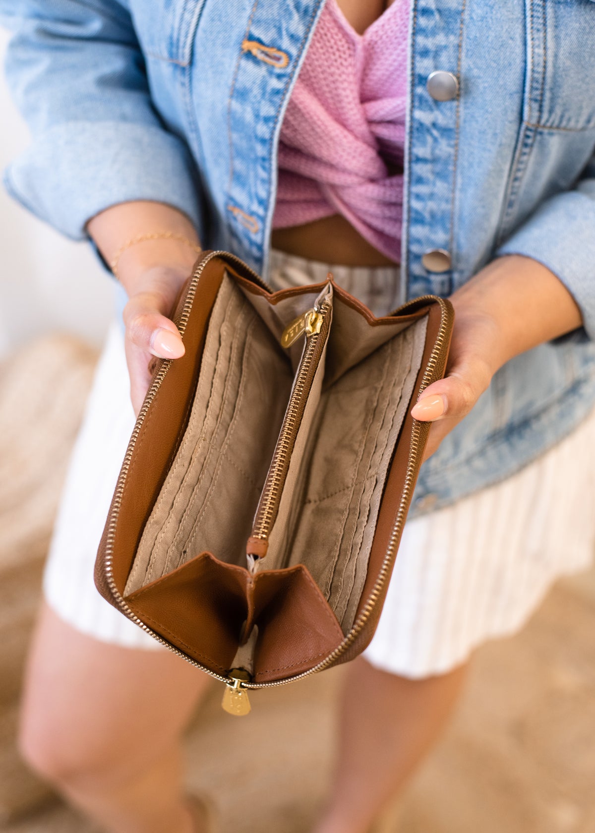 The Three Fold Wallet Crossbody