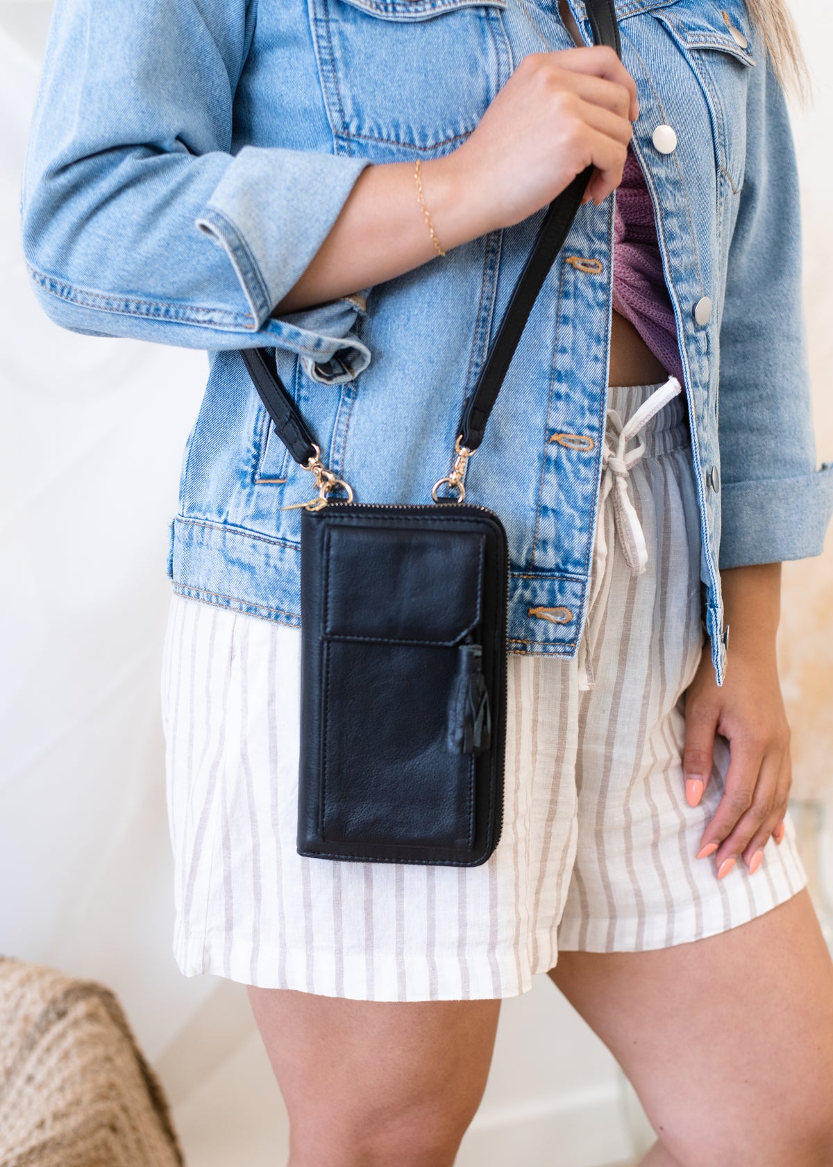 The Three Fold Wallet Crossbody