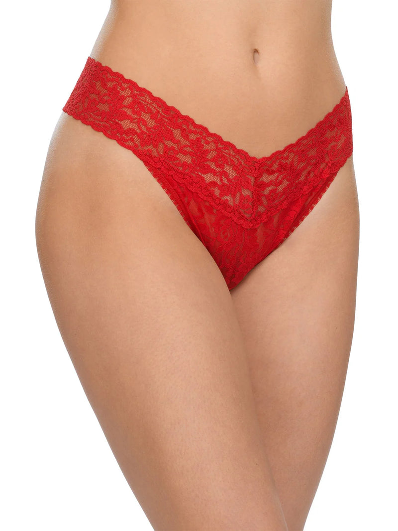 The Signature Lace Original Rise Thong