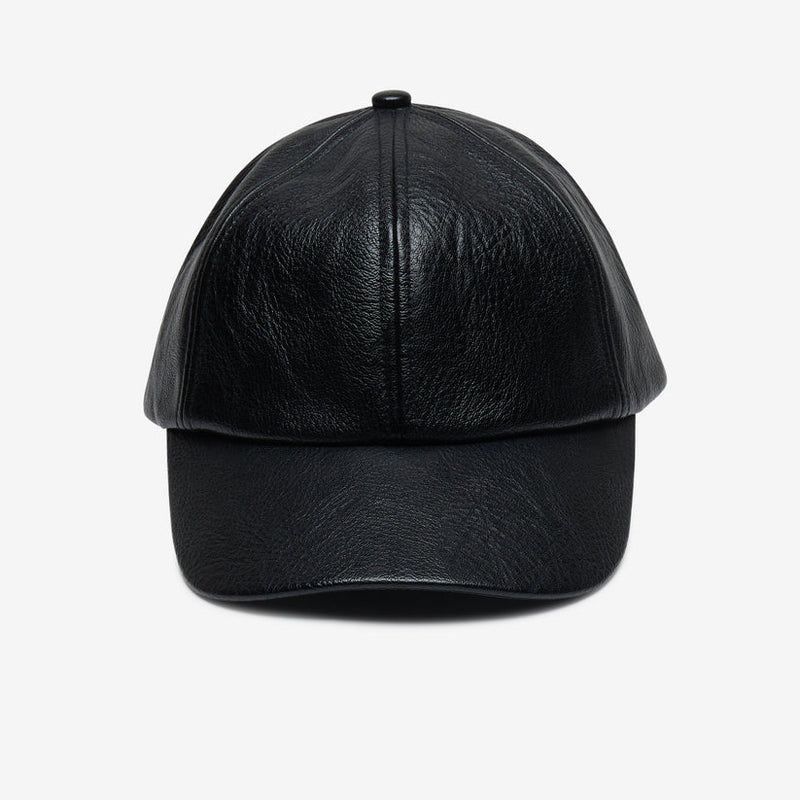 The Hailey Leather Ball Cap