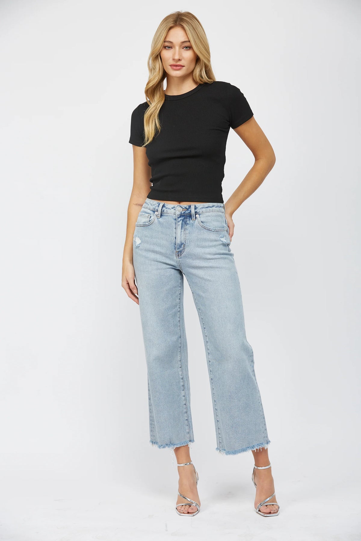 The Athens High Rise Ankle Wide Leg