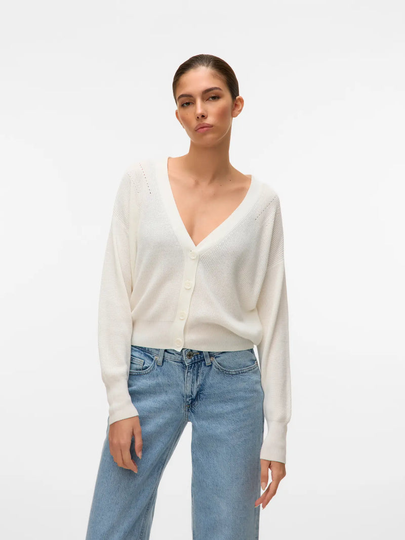 The New Lex Sun Stitch V-Neck Cardi