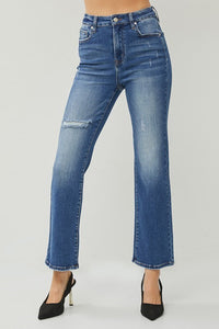 The Janice High Rise Straight Jeans