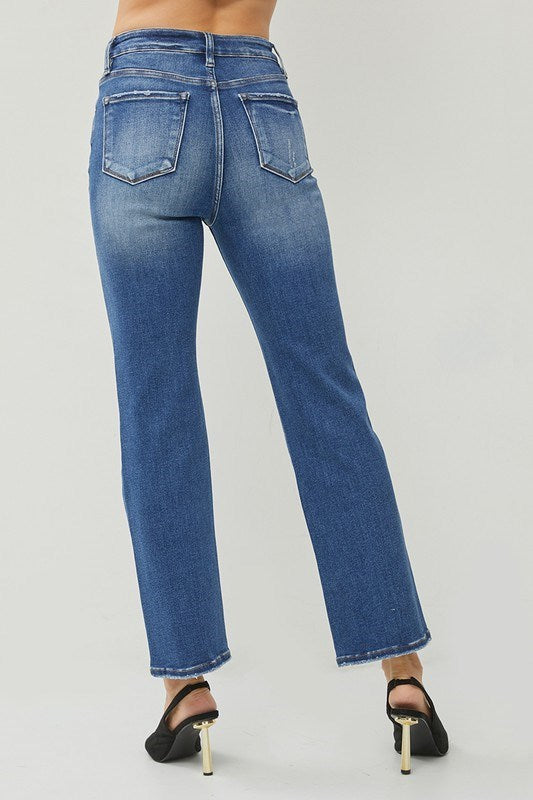 The Janice High Rise Straight Jeans