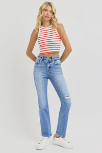 The Pheobe High Rise Straight Jeans