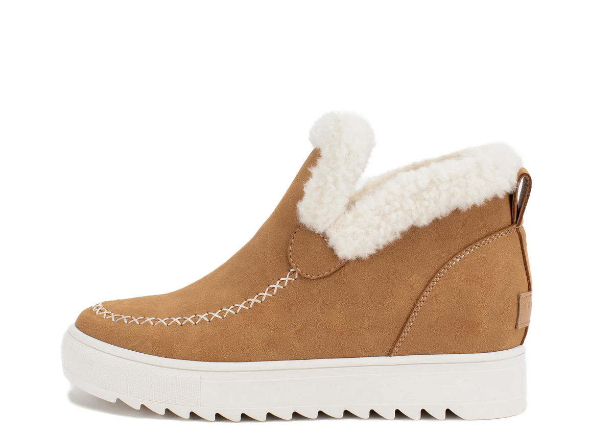 The Moritz Shearling Wedge Sneaker