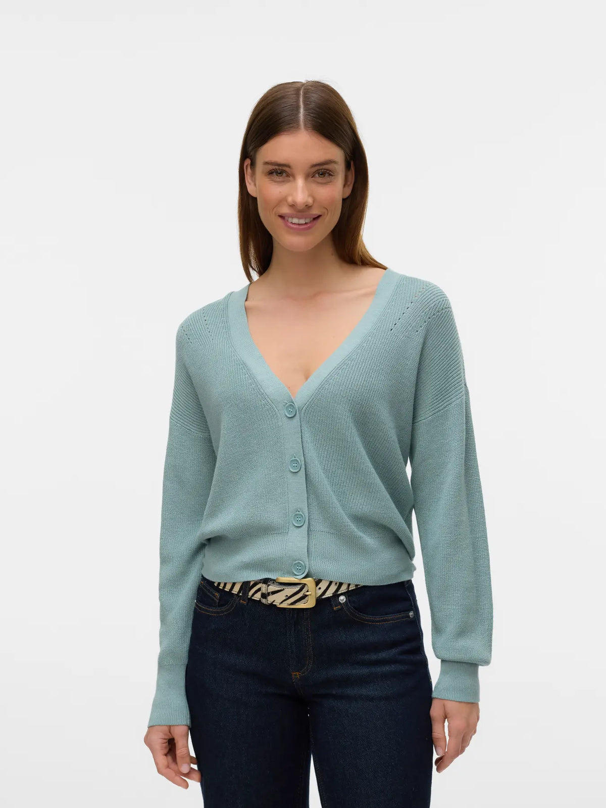 The New Lex Sun Stitch V-Neck Cardi