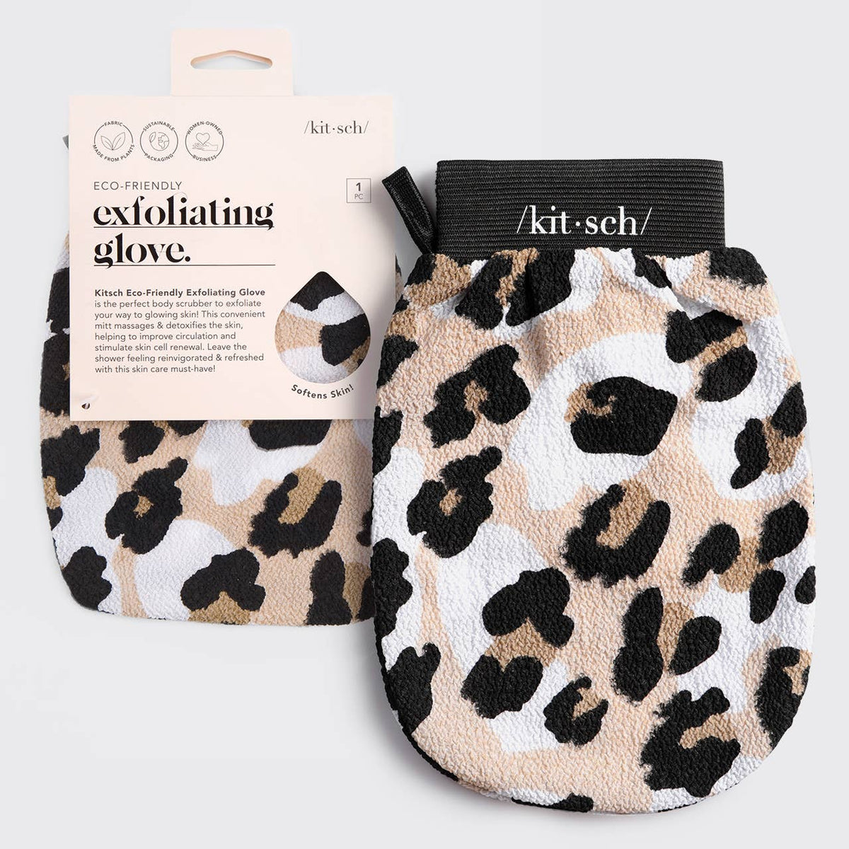 The Eco-Friendly Exfoliating Glove - Leopard