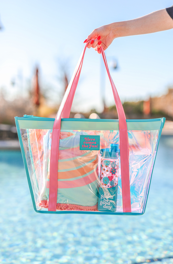 The Here Comes The Fun Iridescent Tote