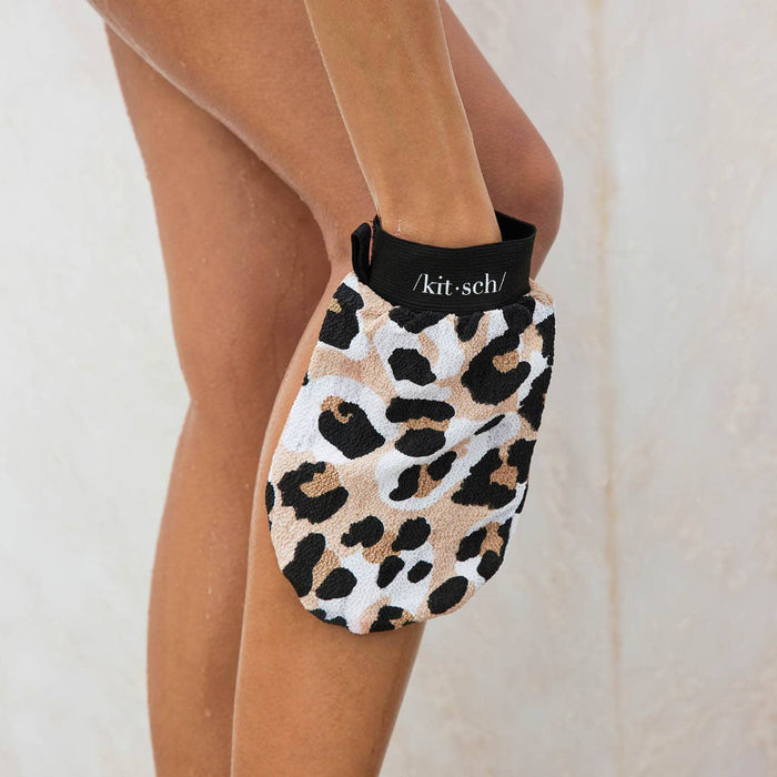 The Eco-Friendly Exfoliating Glove - Leopard