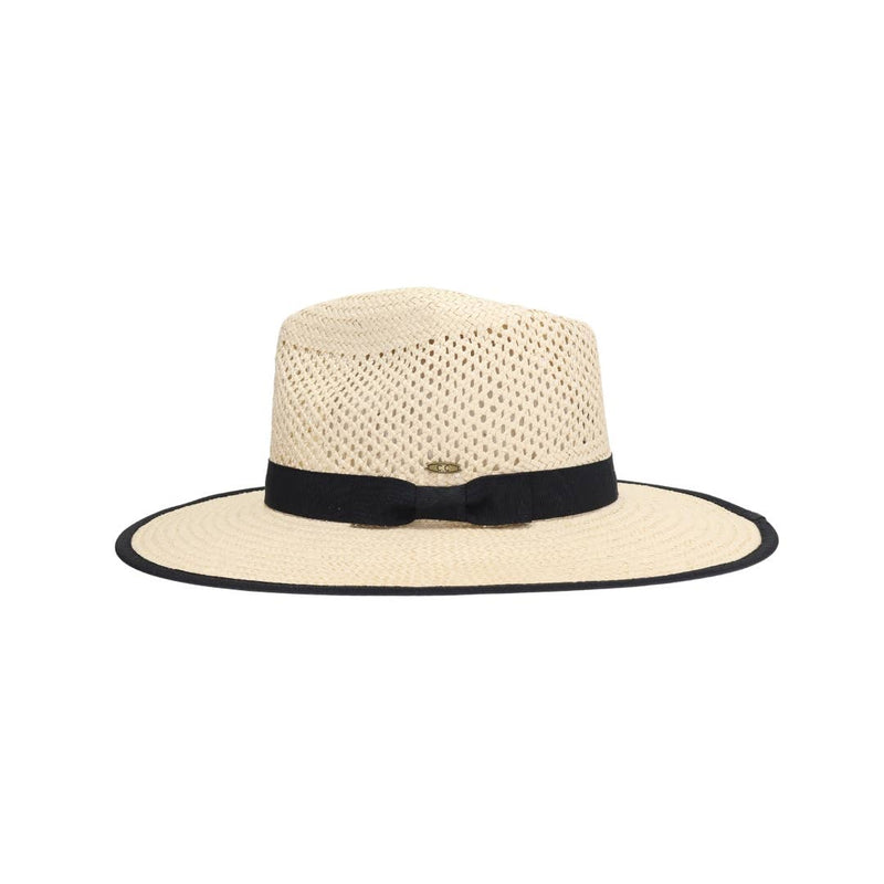 The Bella Bow Trim Panama Hat