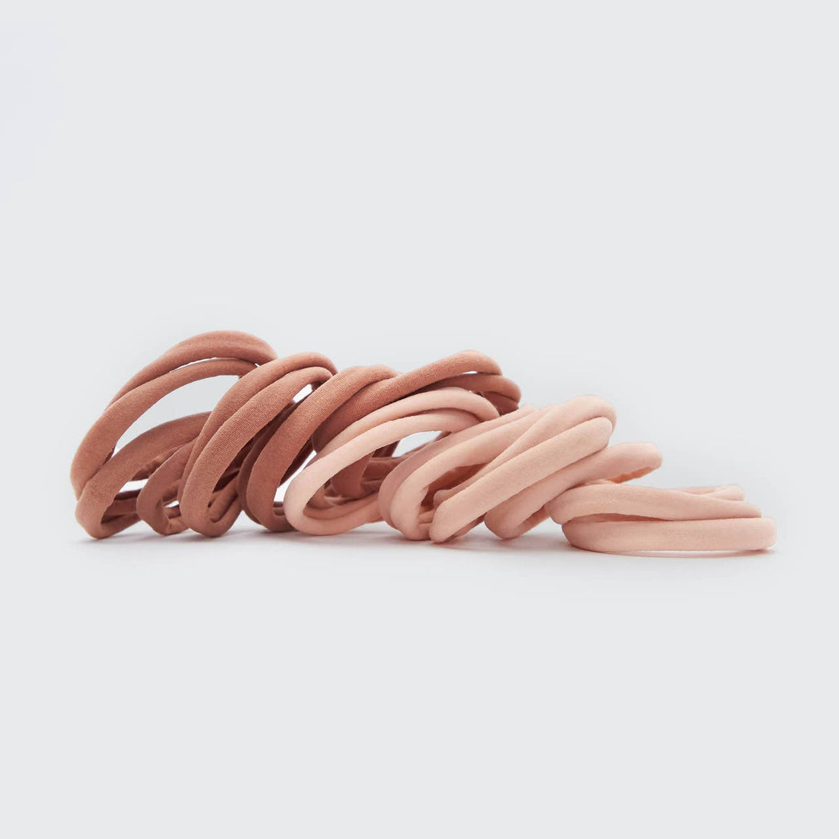 The Eco-Friendly Nylon Elastics 20pc set - Blush