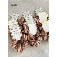 The Grace Silk Satin Scrunchies